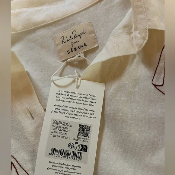 NWT | MAXINA Dress - Sézane x ROBERTO RUSPOLI - Picture 10 of 14